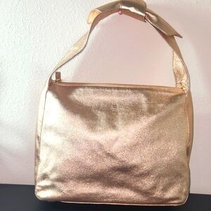Kate Spade metallic rose gold shoulder bag